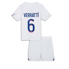 Paris Saint-Germain Marco Verratti #6 Tredjeställ Barn 2022-23 Korta ärmar (+ Korta byxor)